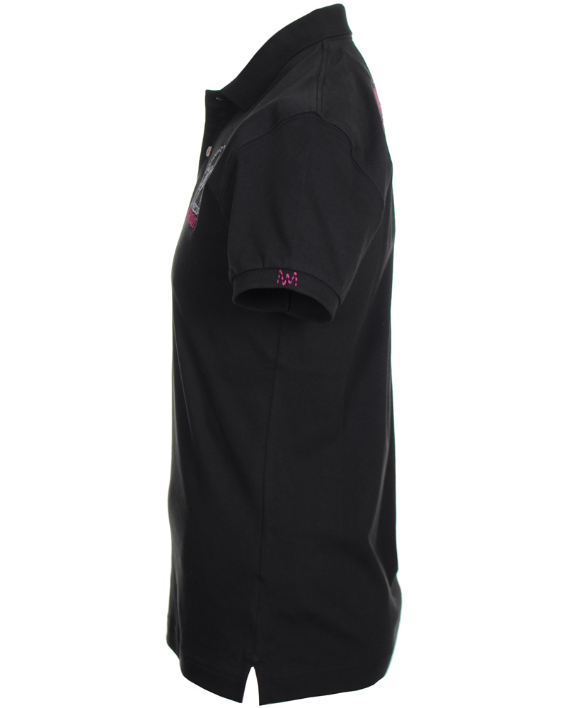 Heren | Polo's | La Martina | Replica Piquet Stretch Black