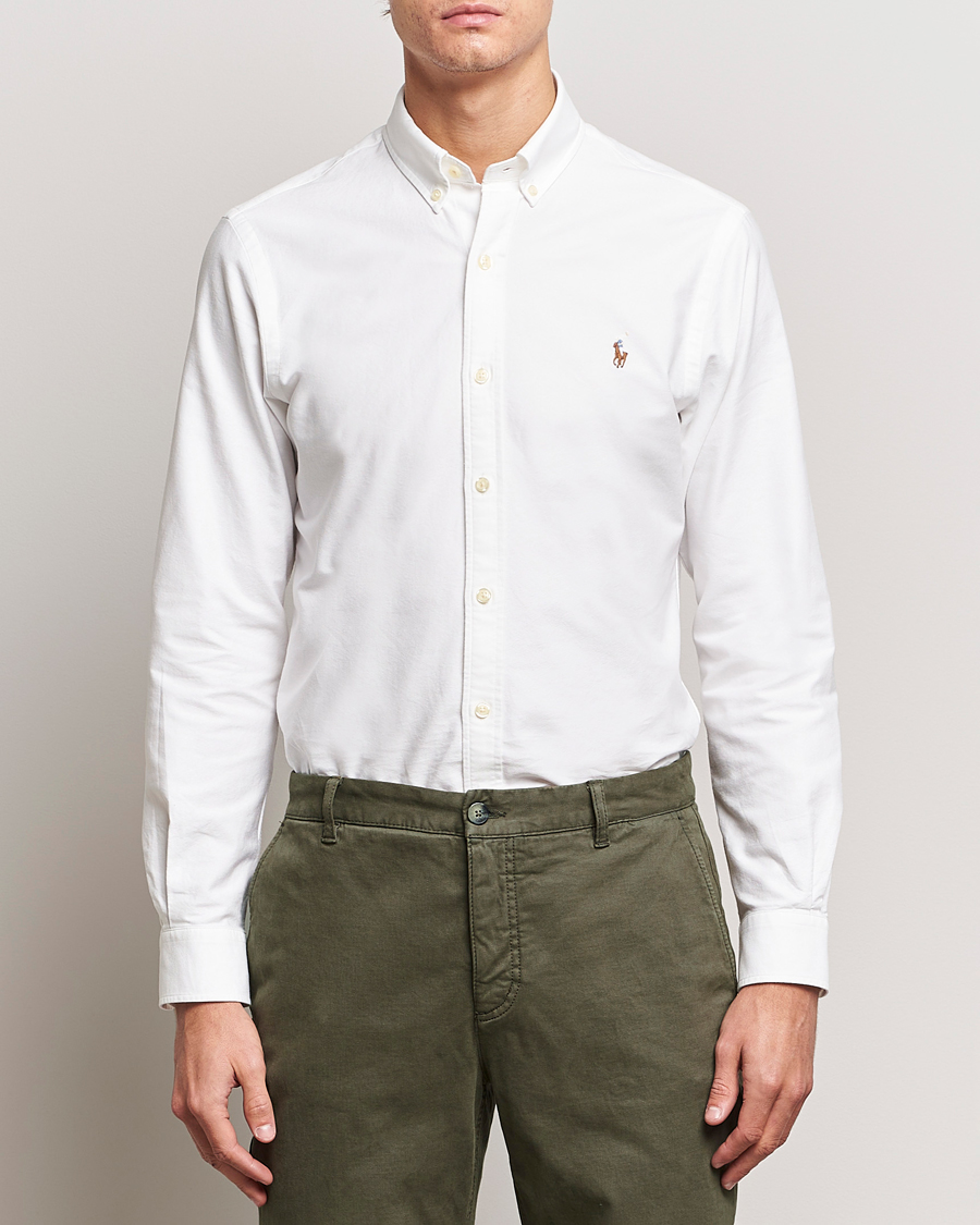 Men | Polo Ralph Lauren | Polo Ralph Lauren | Slim Fit Shirt Oxford White