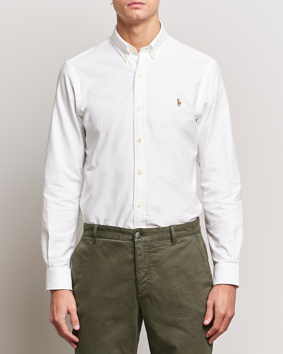 Men | Oxford Shirts | Polo Ralph Lauren | Slim Fit Shirt Oxford White