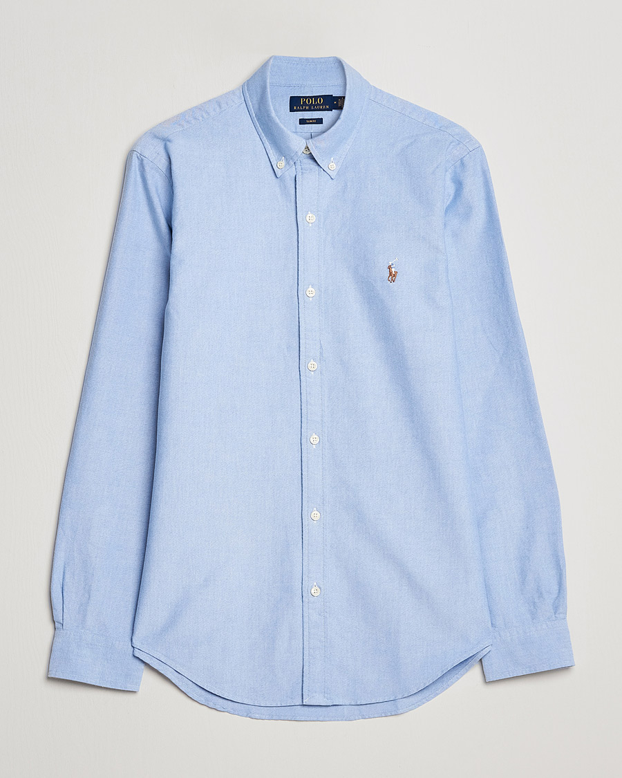 Heren | Overhemden | Polo Ralph Lauren | Slim Fit Shirt Oxford Blue