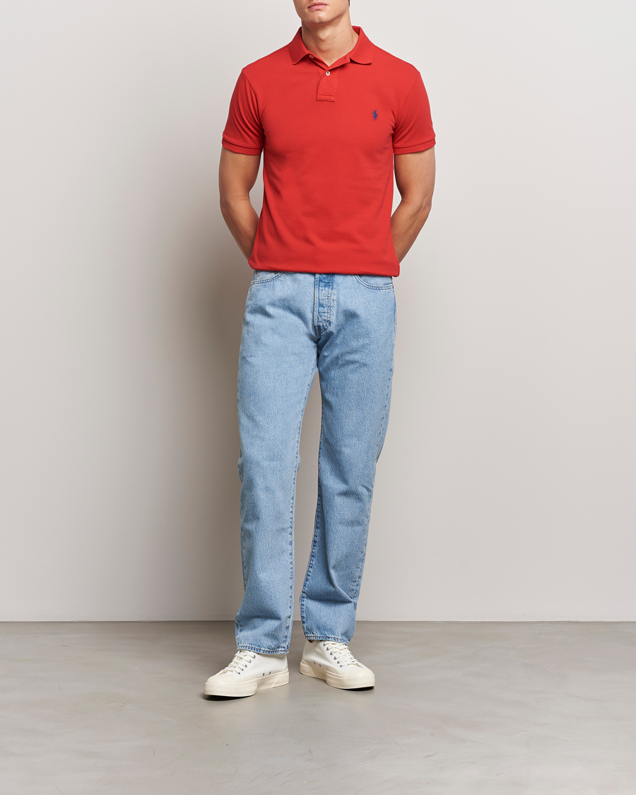 Heren | Polo's | Polo Ralph Lauren | Slim Fit Polo Red