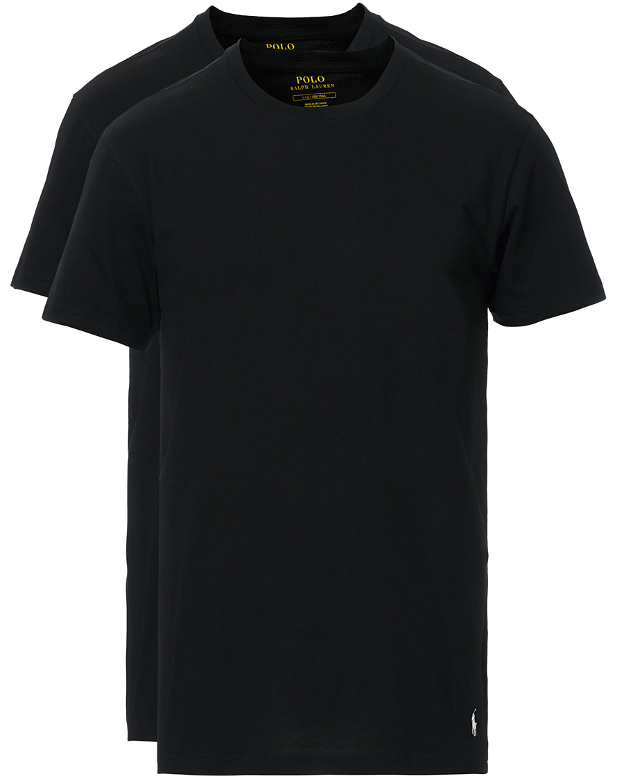 Heren | T-shirts | Polo Ralph Lauren | 2-Pack T-Shirt Crew Neck Black