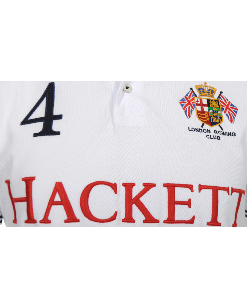 Heren | Polo's | Hackett | London Rowing Club Polo Piké White