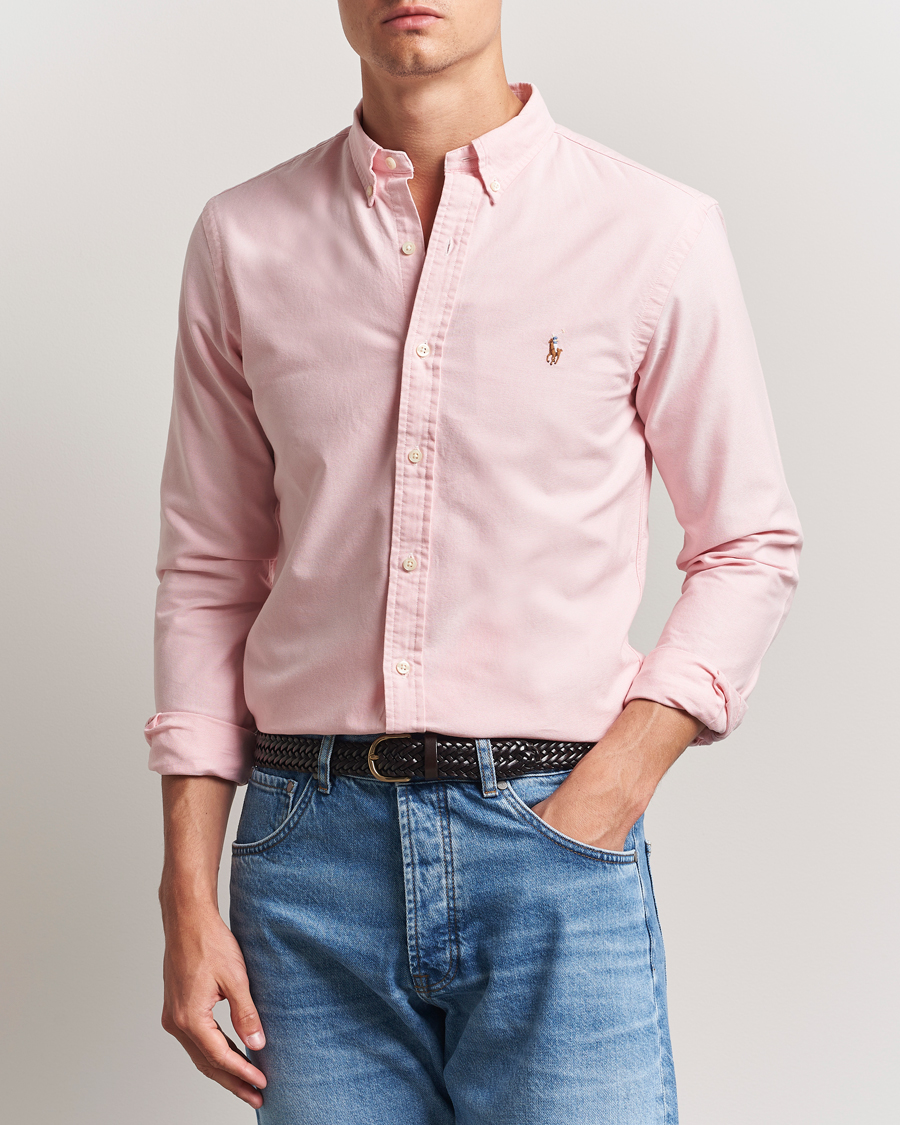 Heren | Overhemden | Polo Ralph Lauren | Slim Fit Shirt Oxford Pink