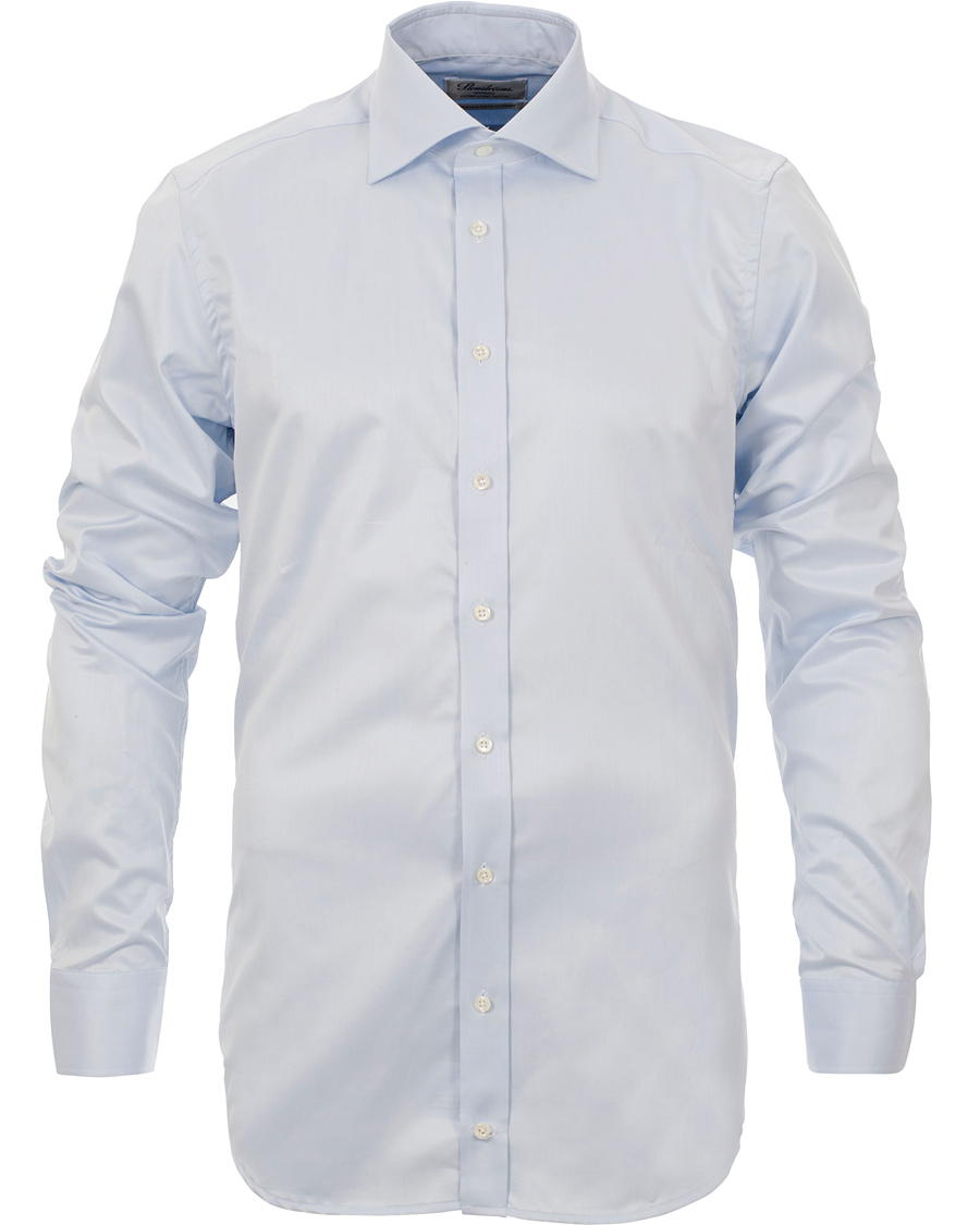 Heren | Overhemden | Stenströms | Slimline Shirt Light Blue