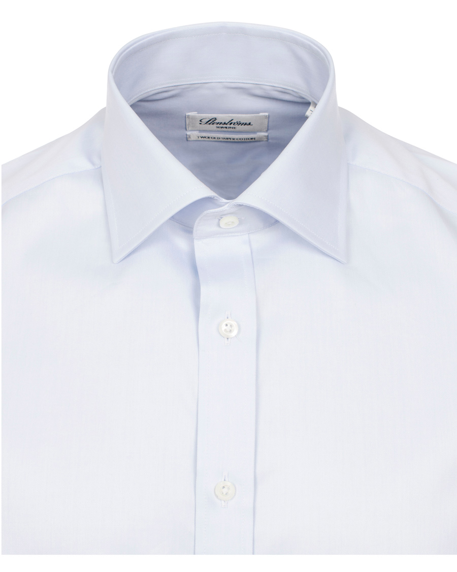 Heren | Overhemden | Stenströms | Slimline Shirt Light Blue
