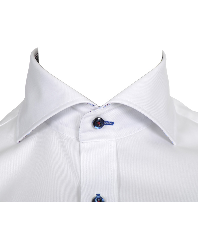 Heren | Overhemden | Stenströms | Skjorta Slimline Paisley White