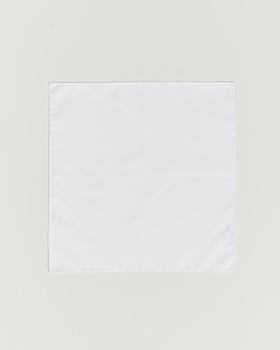 Heren | Pochets | Stenströms | Handkerchief Cotton White