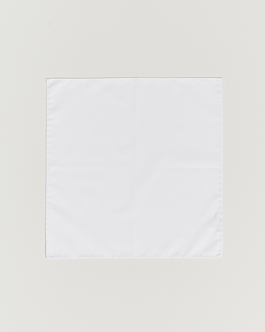 Heren | Pochets | Stenströms | Handkerchief Cotton White