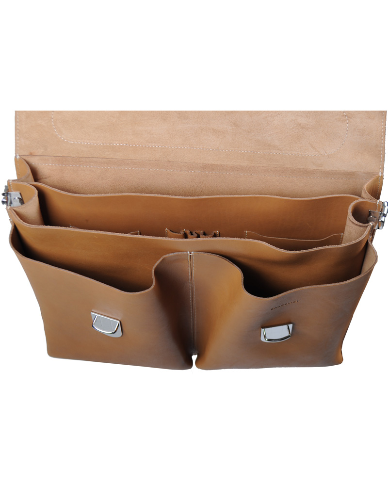 Heren | Sandqvist Otto Breifcase Leather Tan Brown | Sandqvist | Otto Breifcase Leather Tan Brown