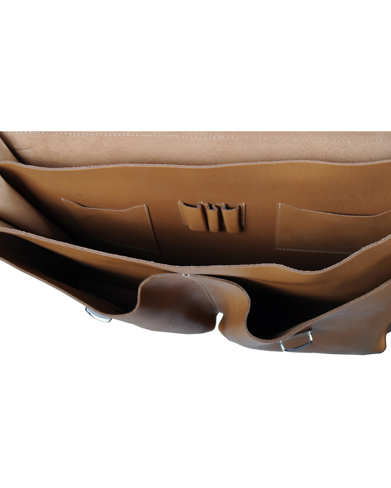 Heren | Sandqvist Otto Breifcase Leather Tan Brown | Sandqvist | Otto Breifcase Leather Tan Brown