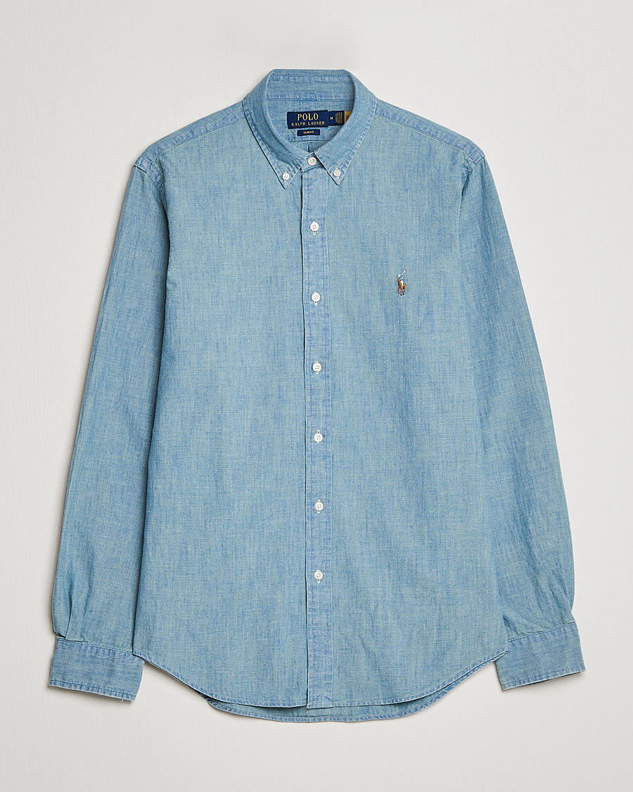 Heren | Overhemden | Polo Ralph Lauren | Slim Fit Chambray Shirt Washed
