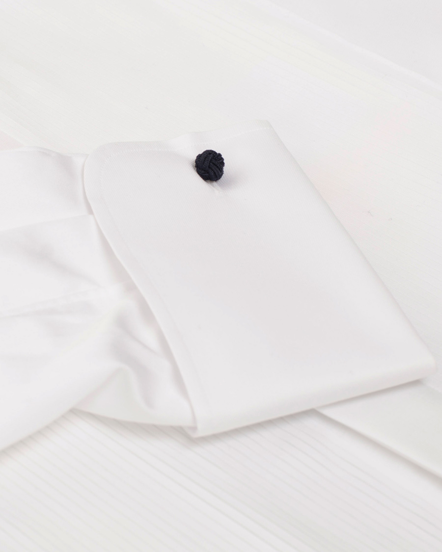 Heren | Overhemden | Stenströms | Slimline Tuxedo Shirt White 43 - XL