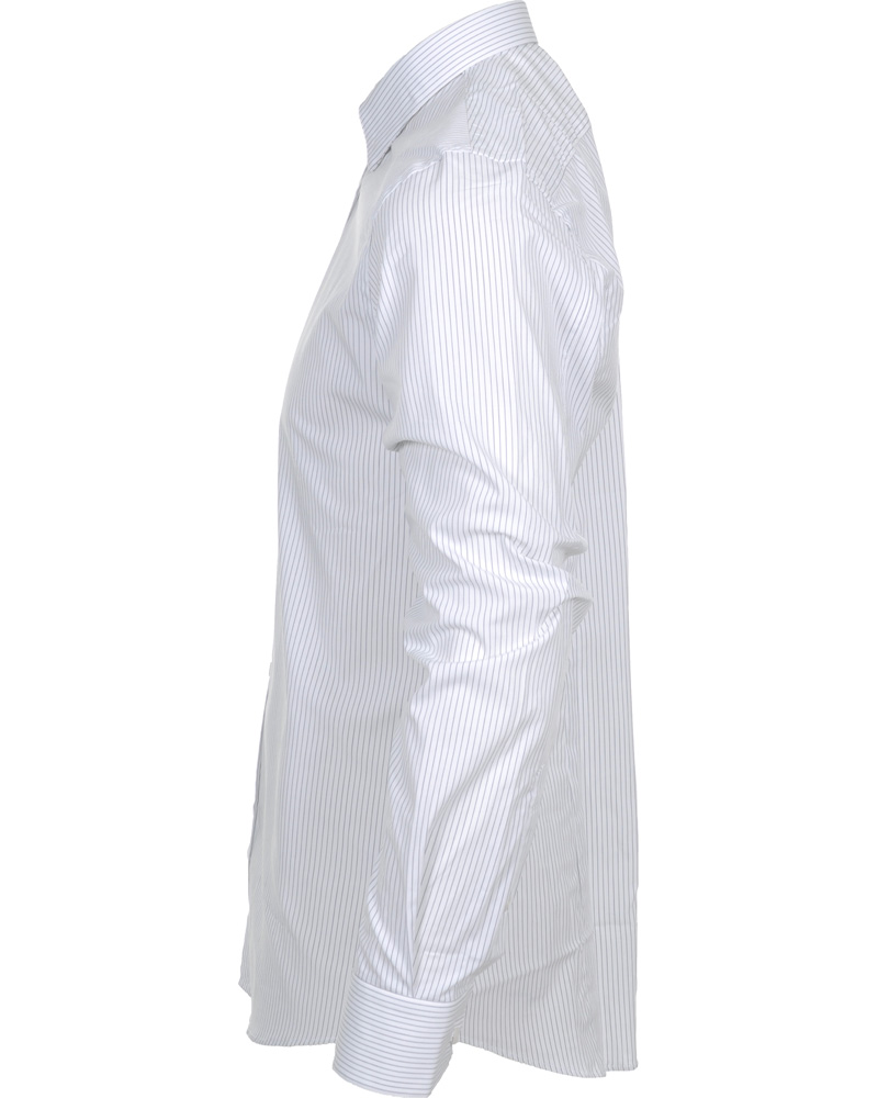 Heren | Overhemden | Filippa K | Paul Stretch Shirt White/Navy