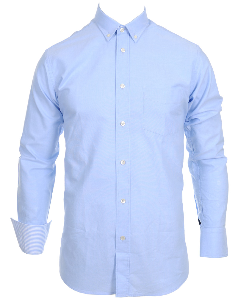 Heren | Overhemden | Henri-Lloyd | Henri Lloyd Oxford Fitted Shirt Ice Blue