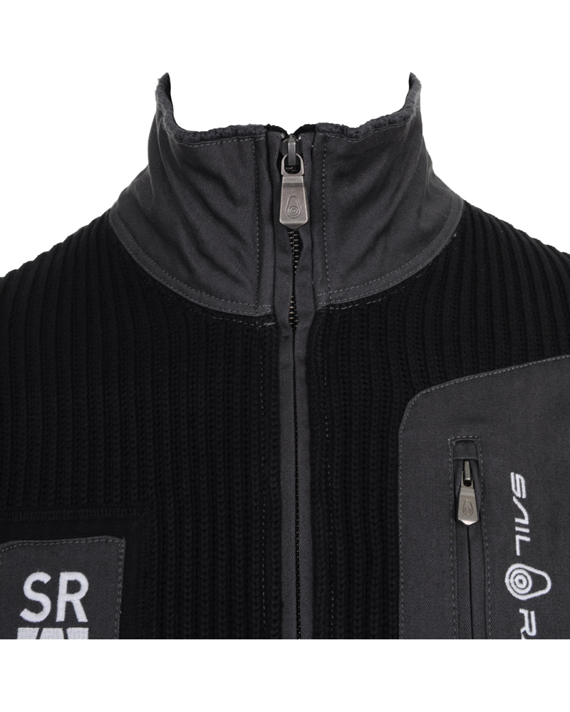 Heren | Truien | Sail Racing | Knitted Zip Cardigan Carbon