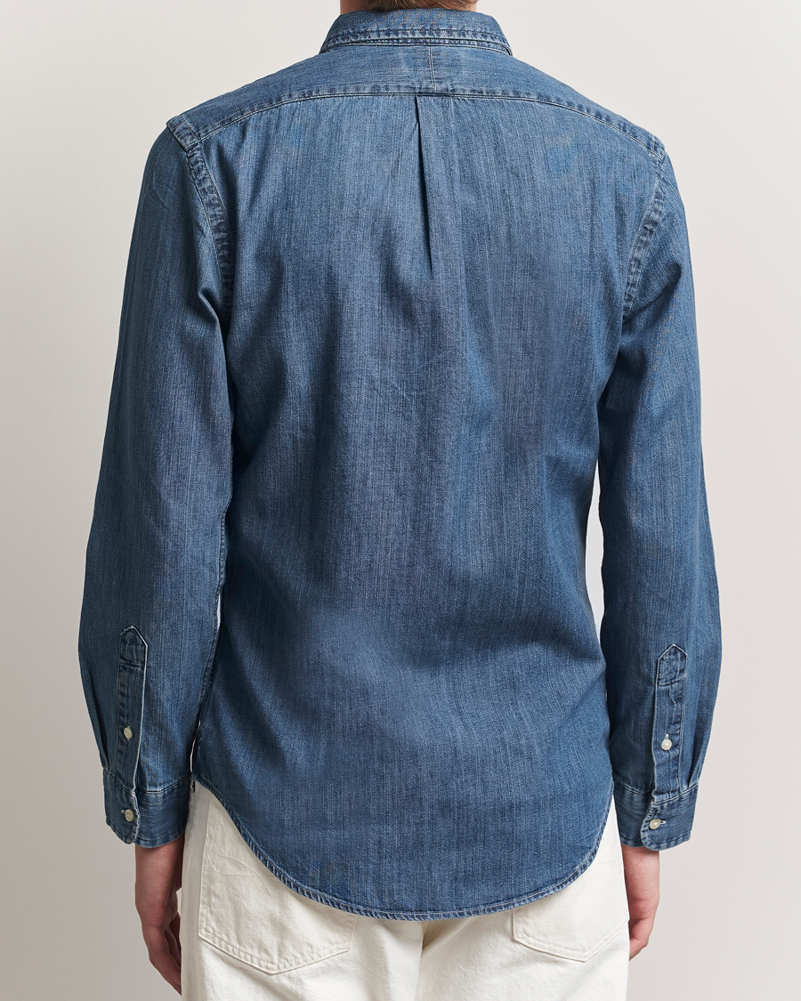 Heren | Overhemden | Polo Ralph Lauren | Slim Fit Shirt Denim Dark Wash