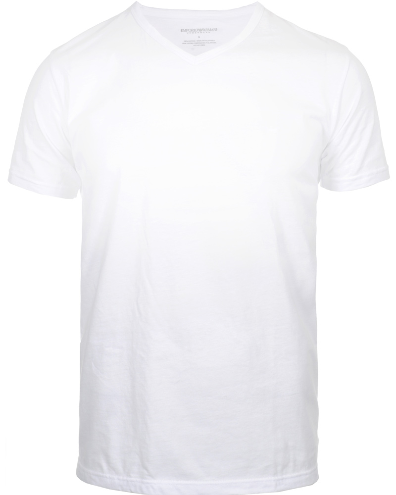 Heren | T-shirts | Emporio Armani | 3-Pack Regular Fit V-Neck T-Shirt White