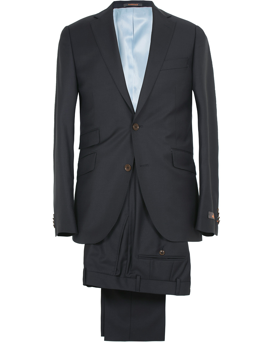 Heren | Pakken | Morris | Paul Suit Solid Navy