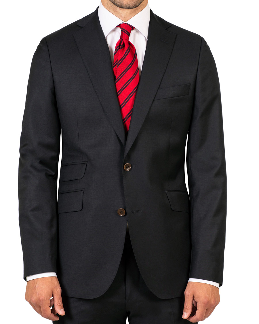 Heren | Pakken | Morris | Paul Suit Solid Navy