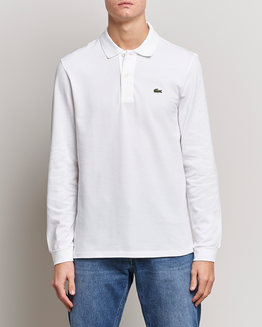 Heren | Lacoste | Lacoste | Long Sleeve Piké White