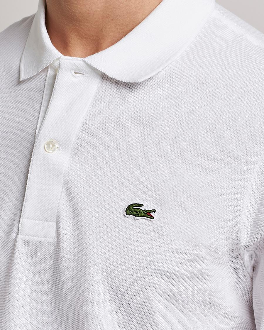 Heren | Polo's | Lacoste | Original Long Sleeve Polo Piké White