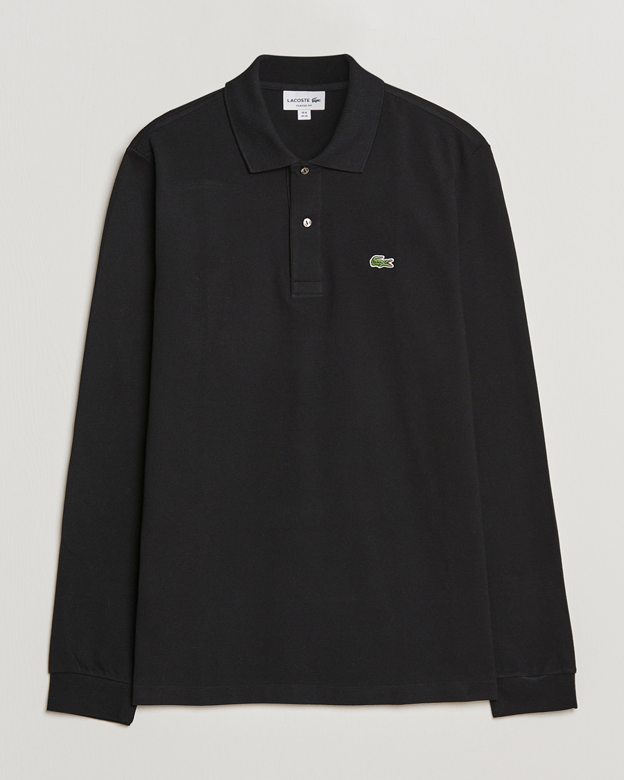 Heren | Polo's | Lacoste | Original Long Sleeve Polo Piké Black