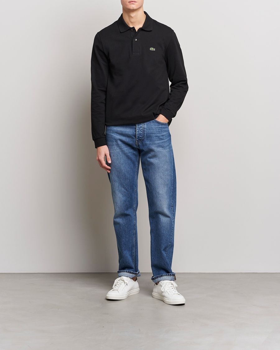 Heren | Polo's | Lacoste | Original Long Sleeve Polo Piké Black