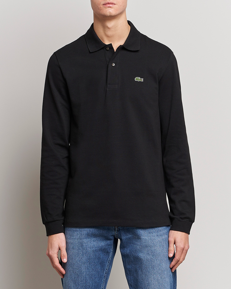 Heren | Truien | Lacoste | Long Sleeve Piké Black