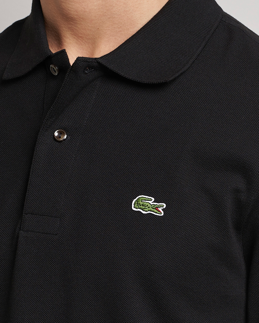Heren | Polo's | Lacoste | Long Sleeve Piké Black