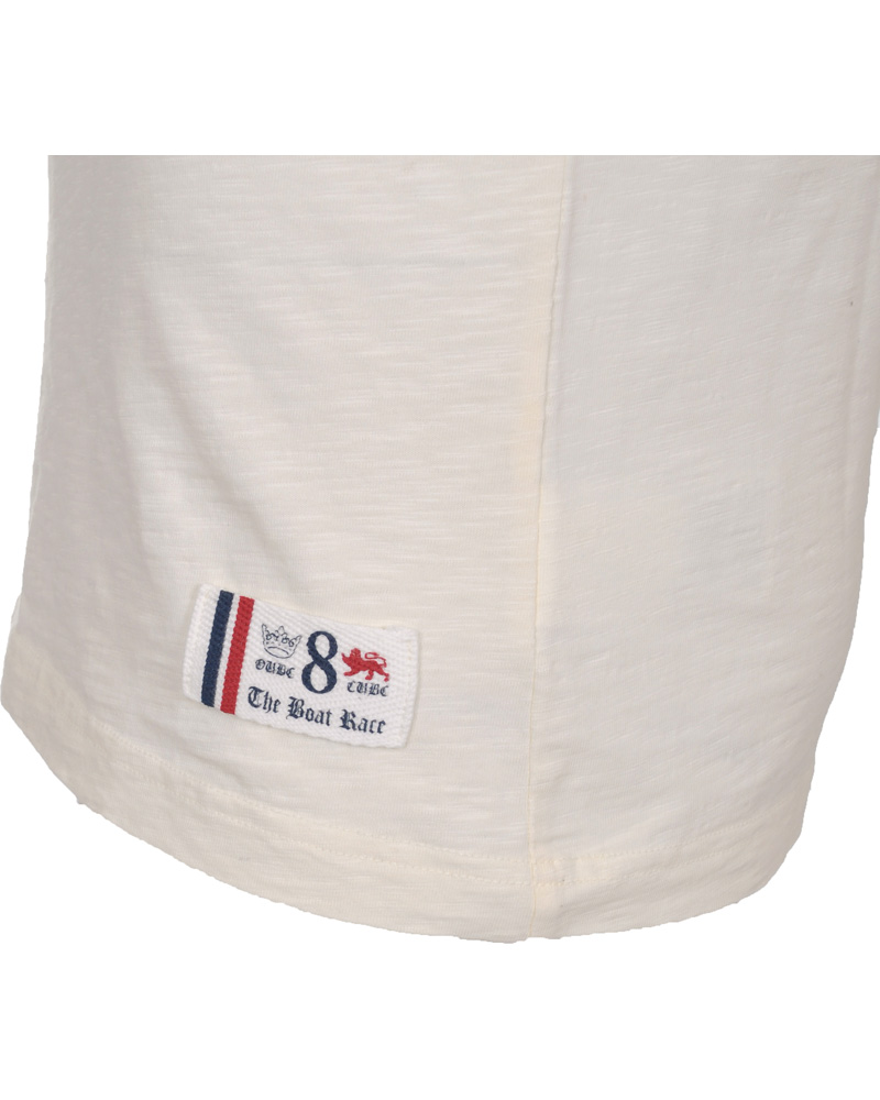 Heren | T-shirts | Hackett | Logo Tee Off White