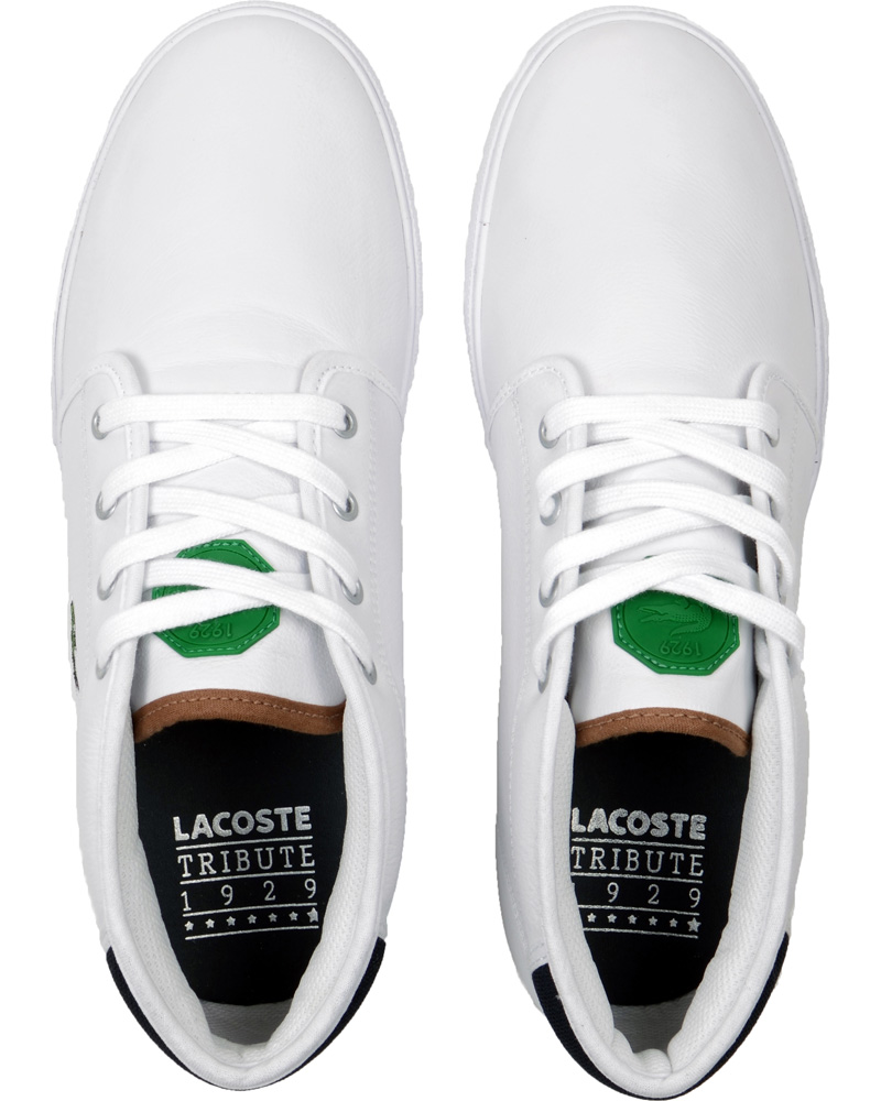 Heren | Lacoste Ampthill Tri Sneaker White Dark Blue | Lacoste | Ampthill Tri Sneaker White Dark Blue