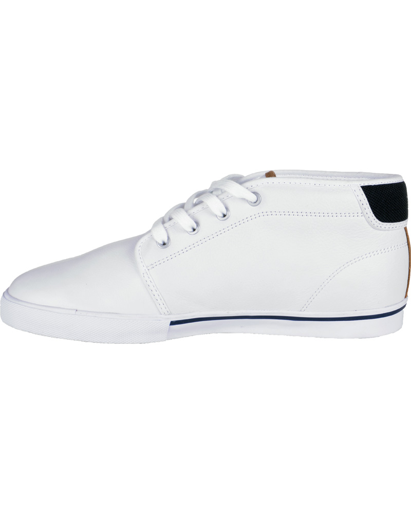 Heren | Lacoste Ampthill Tri Sneaker White Dark Blue | Lacoste | Ampthill Tri Sneaker White Dark Blue