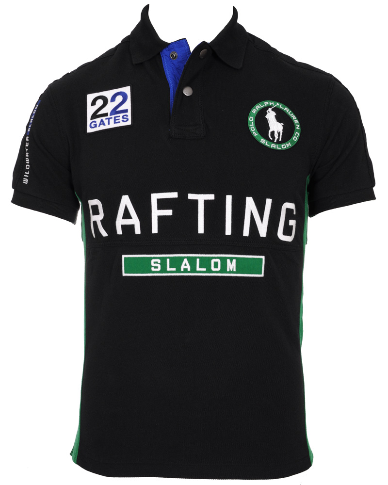 Heren | Polo's | Polo Ralph Lauren | Custom Fit Polo Kayak Polo Black