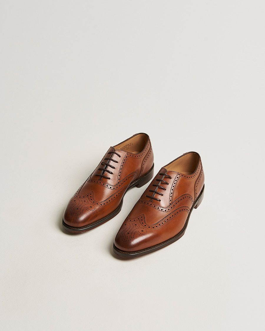 Heren | Brogues | Loake 1880 | Buckingham Brogue Brown Burnished Calf