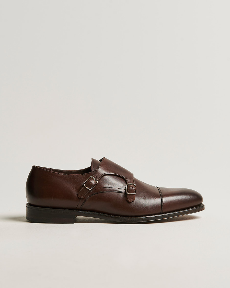 Heren | Loake 1880 Cannon Monkstrap Dark Brown Burnished Calf | Loake 1880 | Cannon Monkstrap Dark Brown Burnished Calf