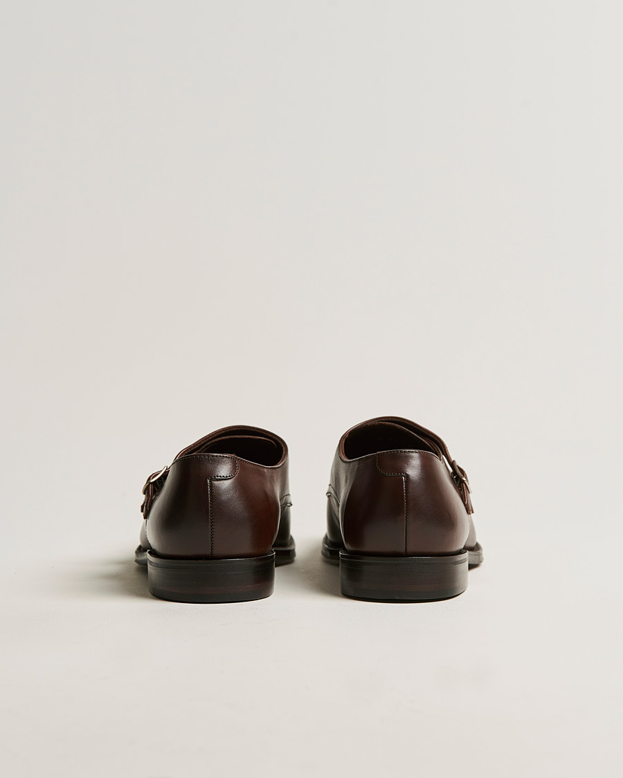 Heren | Gespschoenen | Loake 1880 | Cannon Monkstrap Dark Brown Burnished Calf