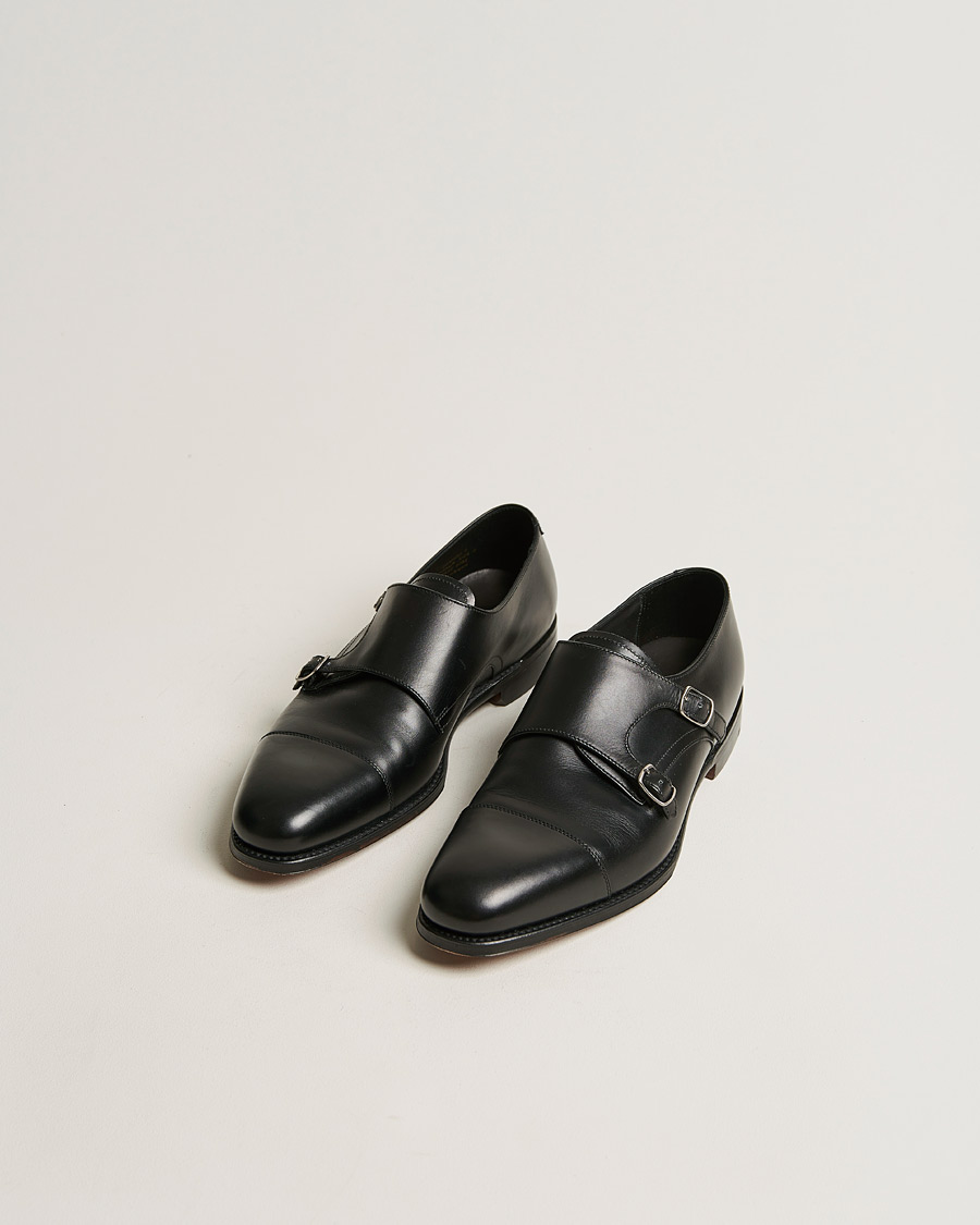 Heren | Gespschoenen | Loake 1880 | Cannon Monkstrap Black Calf