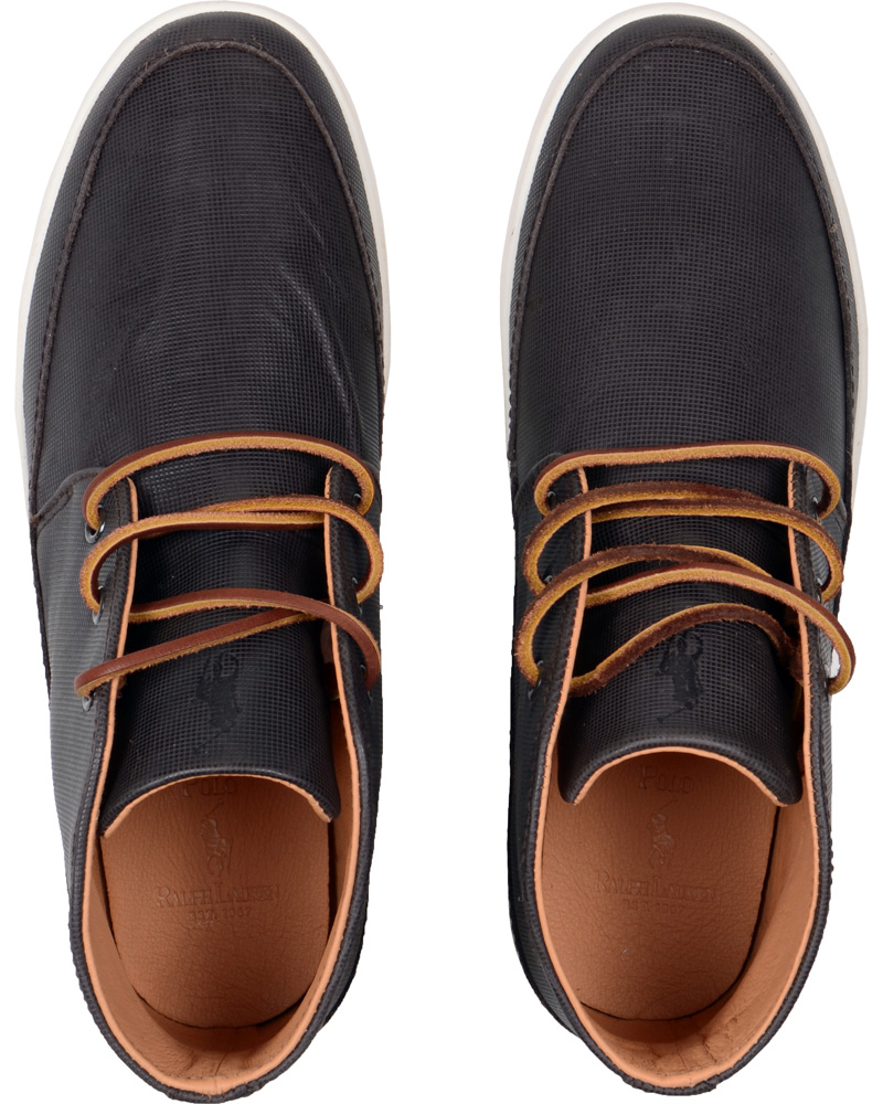 Heren | Polo Ralph Lauren Erwin Sneaker Dark Brown | Polo Ralph Lauren | Erwin Sneaker Dark Brown