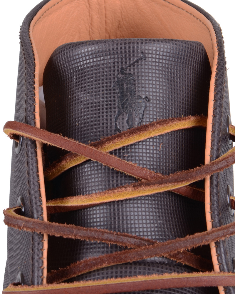 Heren | Polo Ralph Lauren Erwin Sneaker Dark Brown | Polo Ralph Lauren | Erwin Sneaker Dark Brown