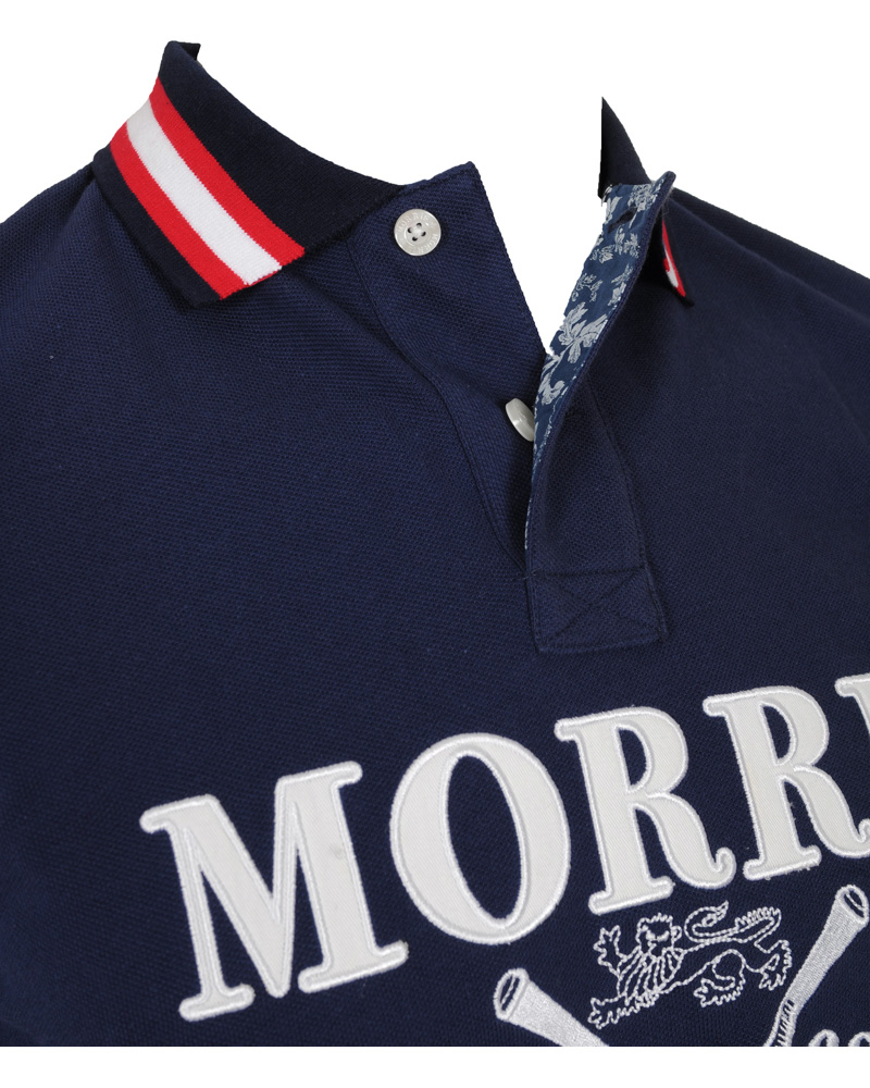 Heren | Polo's | Morris | Guildford Piqué Navy