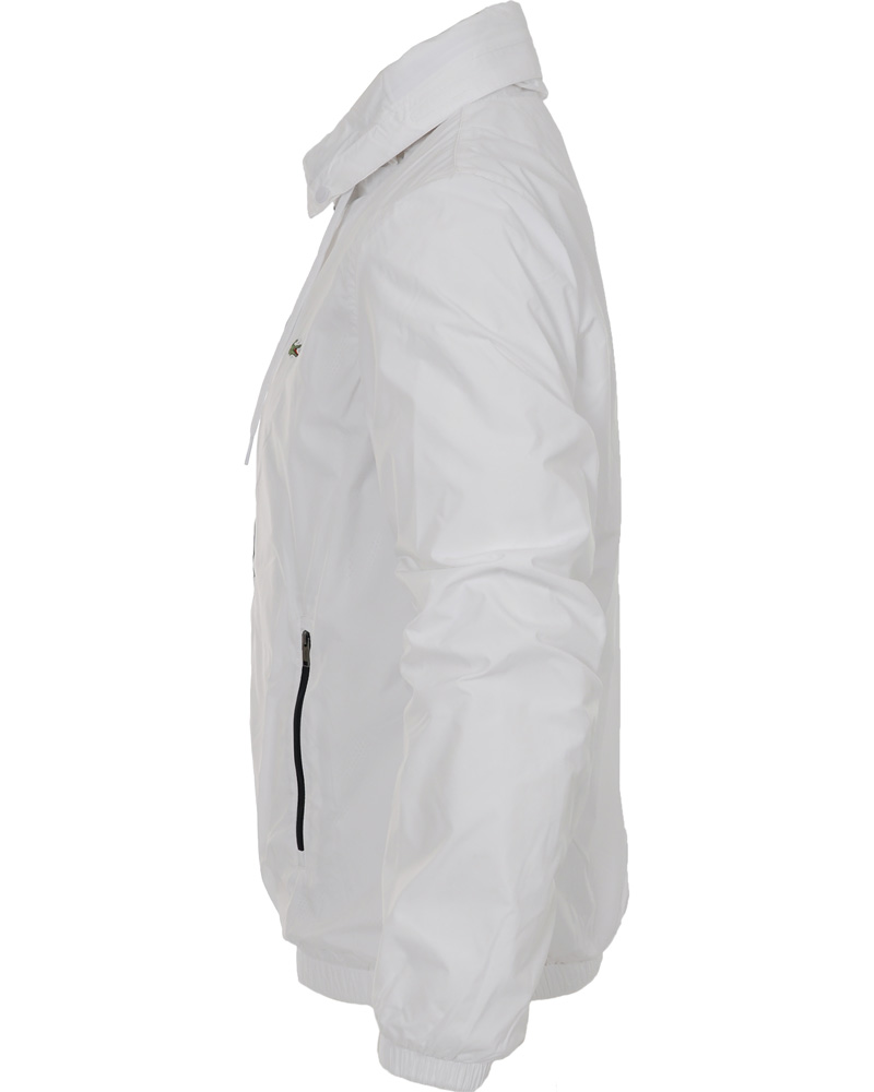 Heren | Jassen | Lacoste | Hood Windbreaker Jacket White/Navy