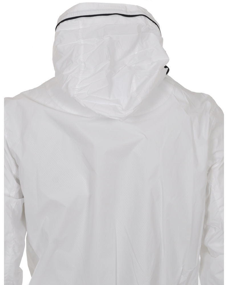 Heren | Jassen | Lacoste | Hood Windbreaker Jacket White/Navy