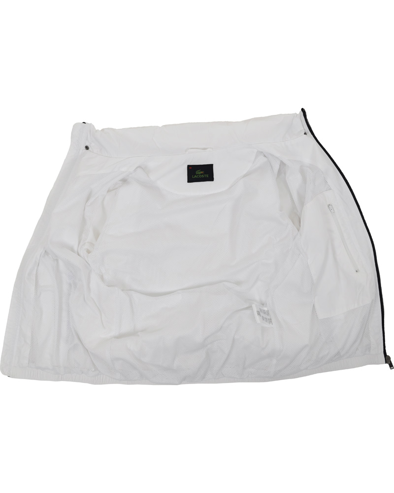 Heren | Jassen | Lacoste | Hood Windbreaker Jacket White/Navy