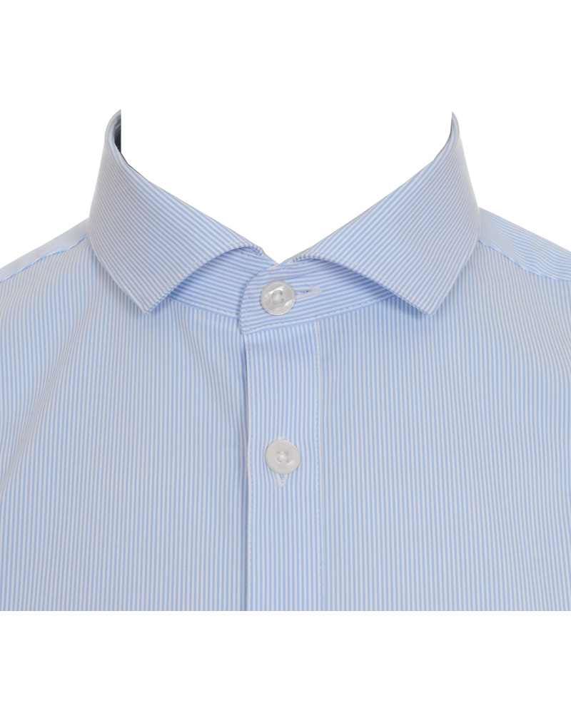Heren | Overhemden | Tiger of Sweden | Thornie Stripe Light Blue