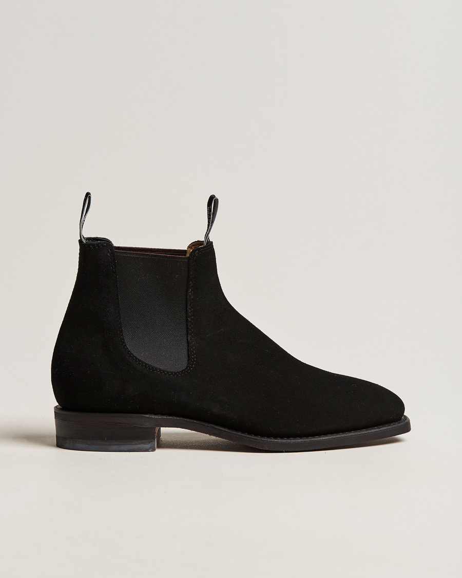 Heren | R.M.Williams Blaxland G Boot Suede Black | R.M.Williams | Blaxland G Boot Suede Black