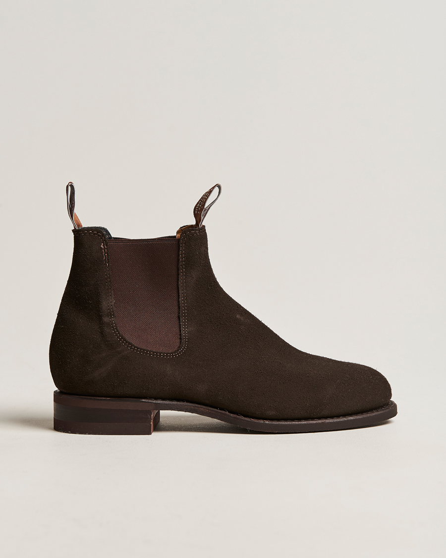Heren | Handgemaakte schoenen | R.M.Williams | Wentworth G Boot  Chocolate Suede