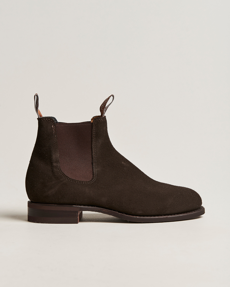 Heren | R.M.Williams Wentworth G Boot Chocolate Suede | R.M.Williams | Wentworth G Boot Chocolate Suede