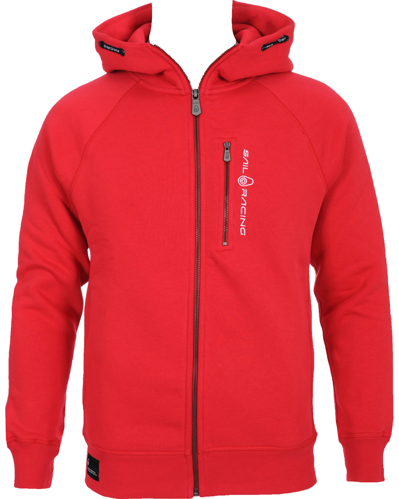 Heren | Truien | Sail Racing | SR Zip Hood Red