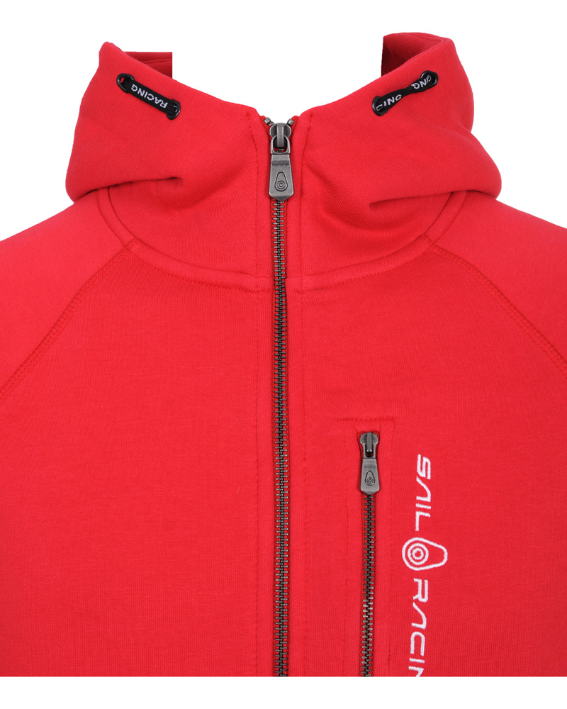 Heren | Truien | Sail Racing | SR Zip Hood Red